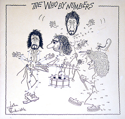 THE WHO - By Numbers  album front cover vinyl record